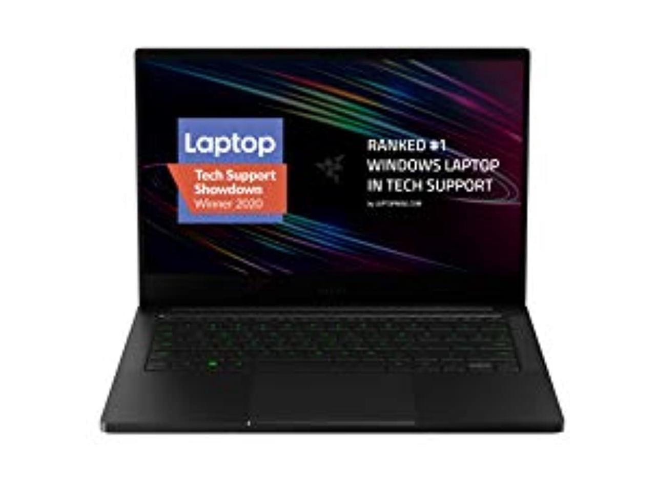 Razer Blade Stealth 13 Ultrabook Gaming Laptop: Intel Core i7-1065G7 4 Core, NVIDIA GeForce GTX 1650 Ti Max-Q, 13.3" 1080p 60Hz, 16GB RAM, 512GB SSD, CNC Aluminum, Chroma RGB, Thunderbolt 3, Black