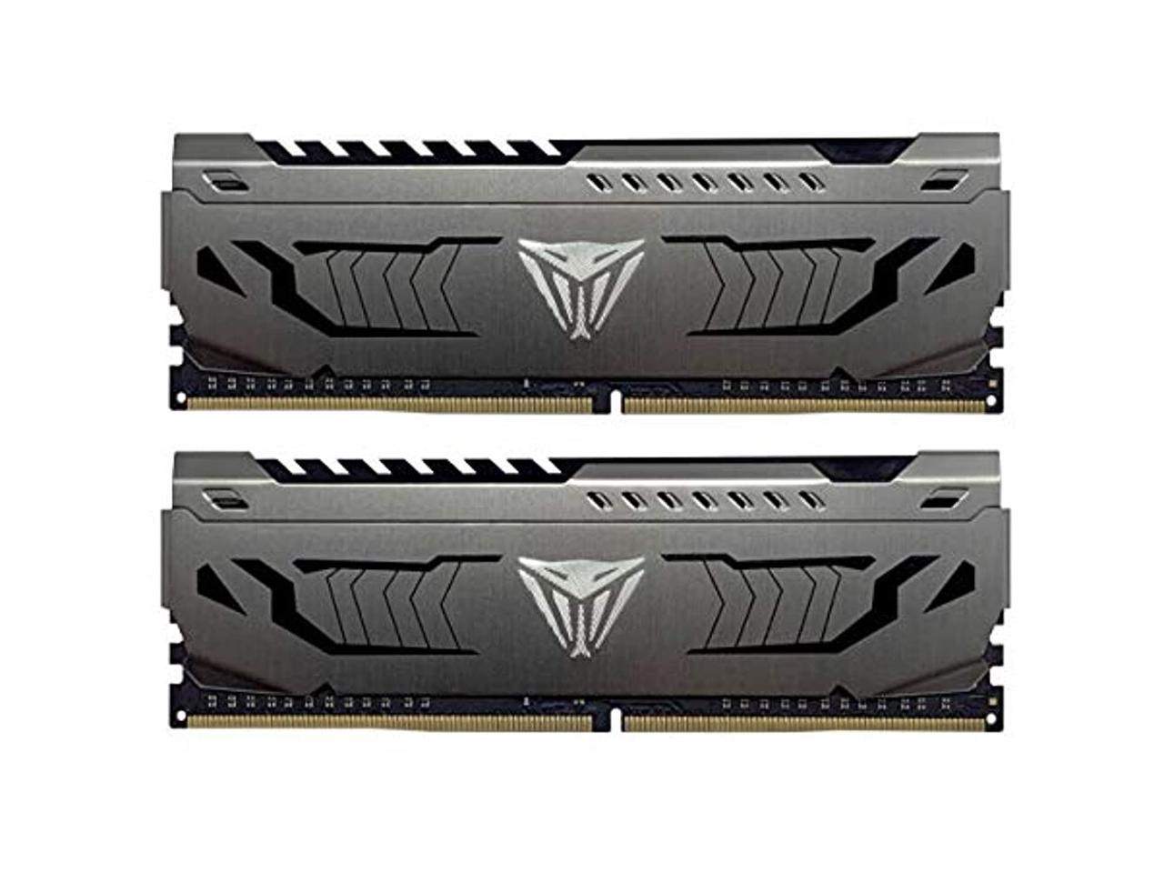 Patriot Viper Steel 16GB (2 x 8GB) 288-Pin DDR4 3000MHz (PC4 24000) Desktop Memory Model PVS416G300C6K