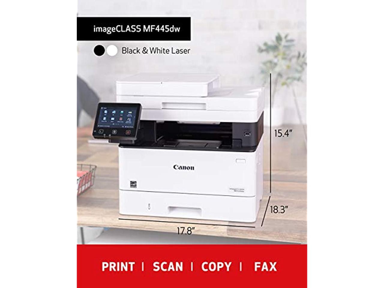 Canon ImageCLASS MF445dw Wireless Black & White 3514C004