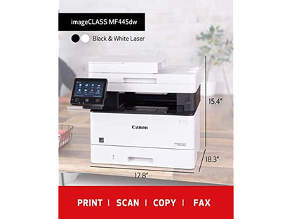 Canon ImageCLASS MF445dw Wireless Black & White 3514C004