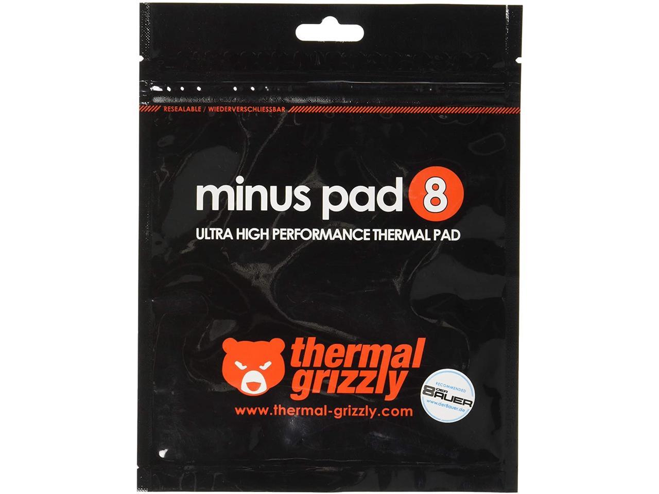 Thermal Grizzly Minus Pad 8 Thermal Pad, 120 × 20 × 1.0 mm, 2-Pack