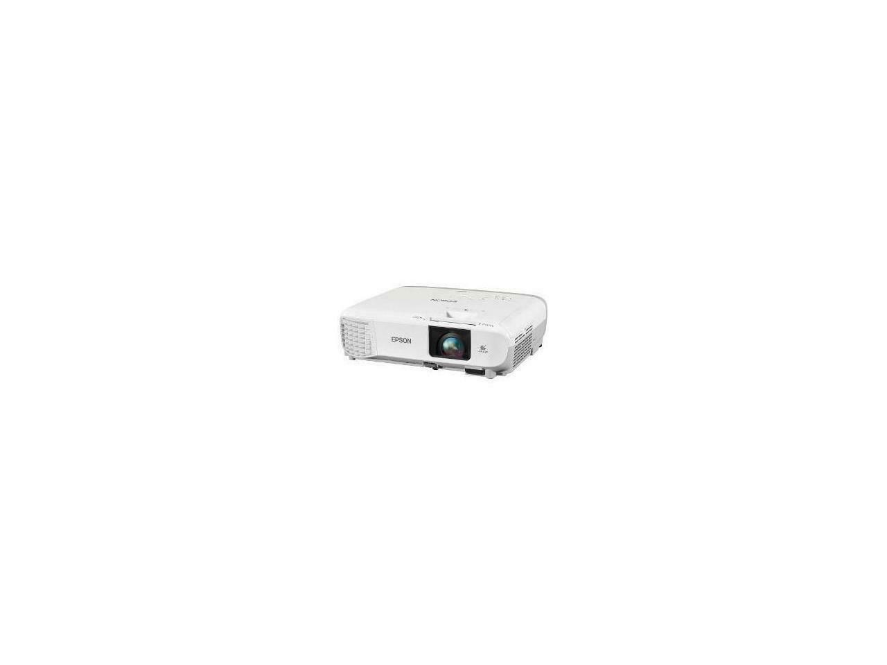 Epson PowerLite 109W WXGA 3LCS Widescreen Classroom Projector 4000 lumens, V11H861020