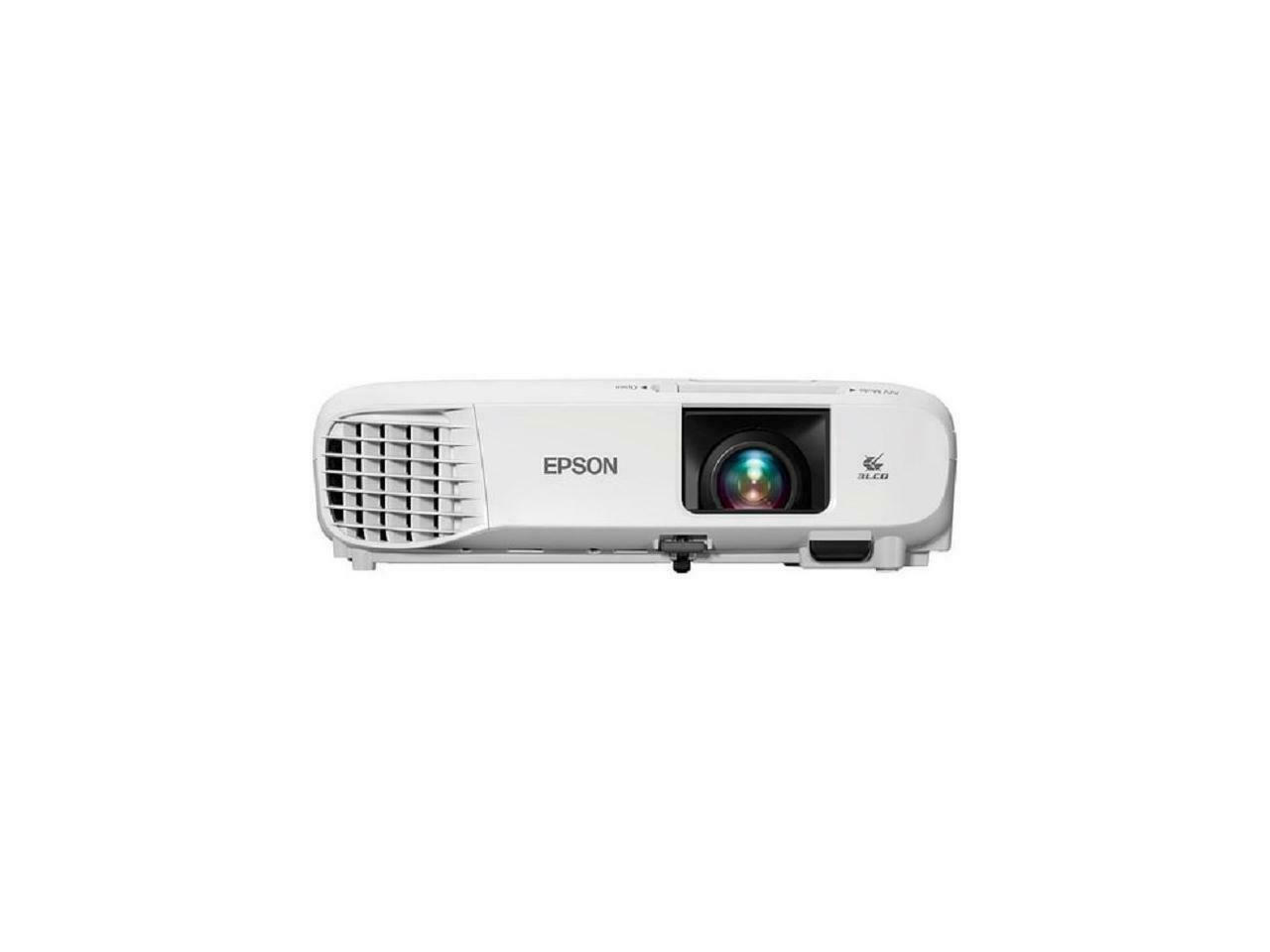 Epson PowerLite 109W WXGA 3LCS Widescreen Classroom Projector 4000 lumens, V11H861020