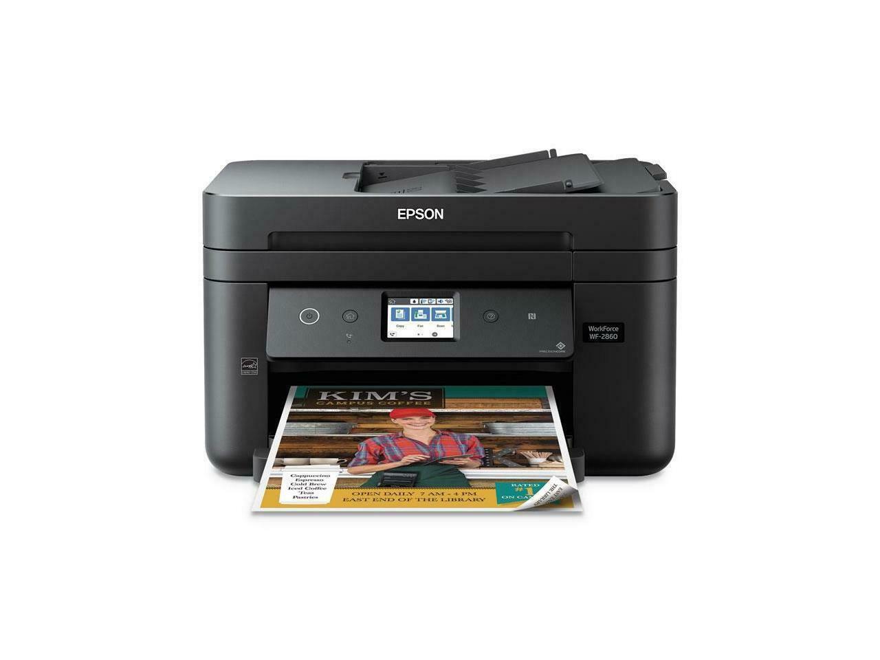 Epson WorkForce WF-2860 Wireless All-In-One Color Inkjet Printer