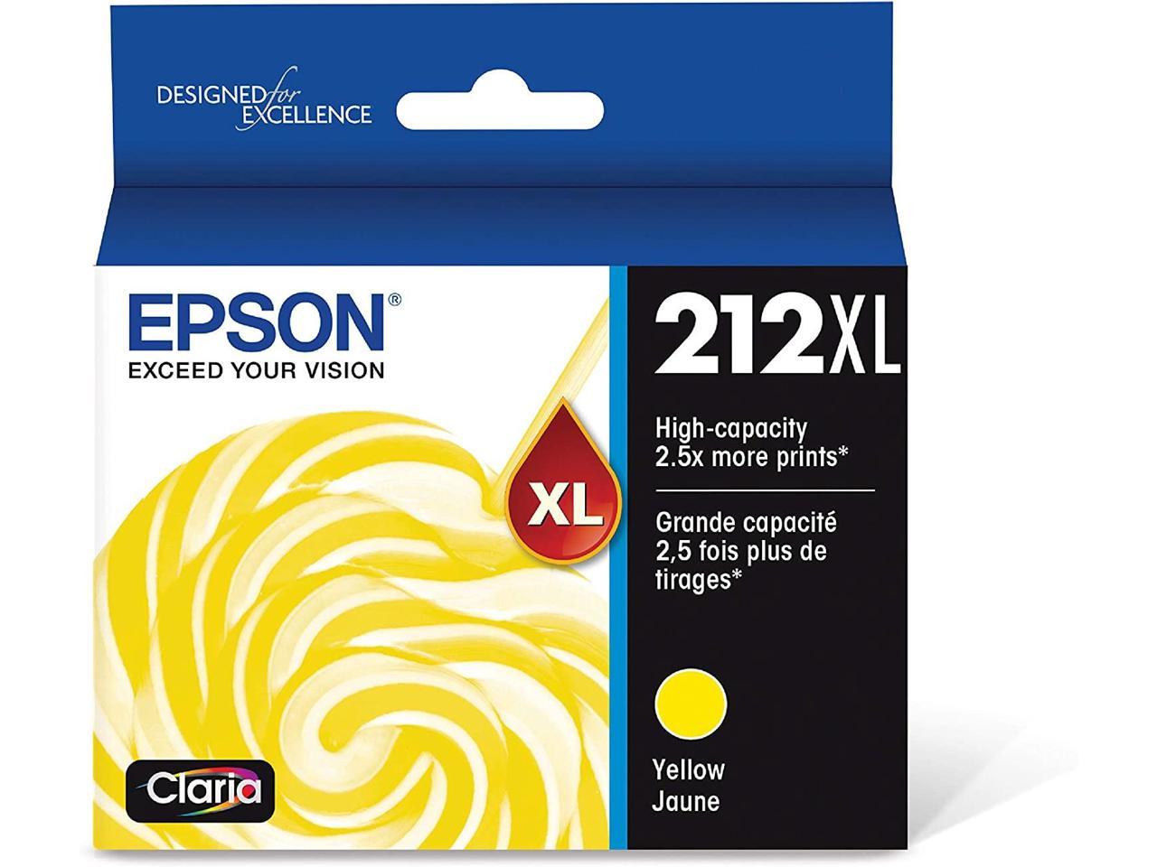 Epson T212 Ink Cartridge - Yellow - Inkjet - High Yield