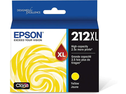 Epson T212 Ink Cartridge - Yellow - Inkjet - High Yield