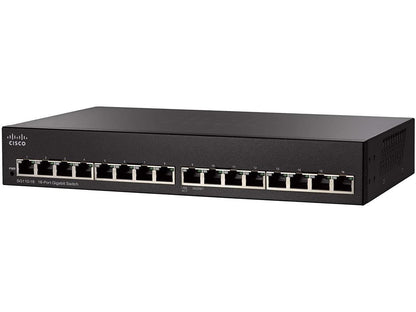 Cisco 16 Ports 2 Layer Supported Ethernet Switch Model SG110-16-NA