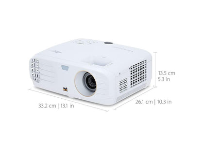 ViewSonic True 4K Projector with 3500 Lumens HDR Support and Dual HDMI for Home Theater Day and Night, Stream Netflix with Dongle (PX747-4K)