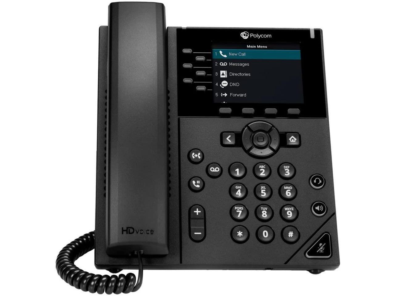 Poly 350 Ip Phone - Corded - Corded - Desktop Wall Mountable - Taa Compliant