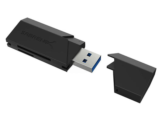 Sabrent Mini USB 3.0 Micro SD and SD Card Reader (CR-UMSS)