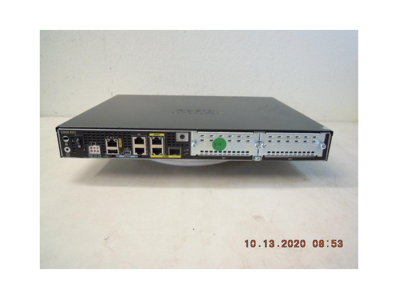 Cisco Small Business ISR4321/K9 Router 2 x 10/100/1000Mbps LAN Ports