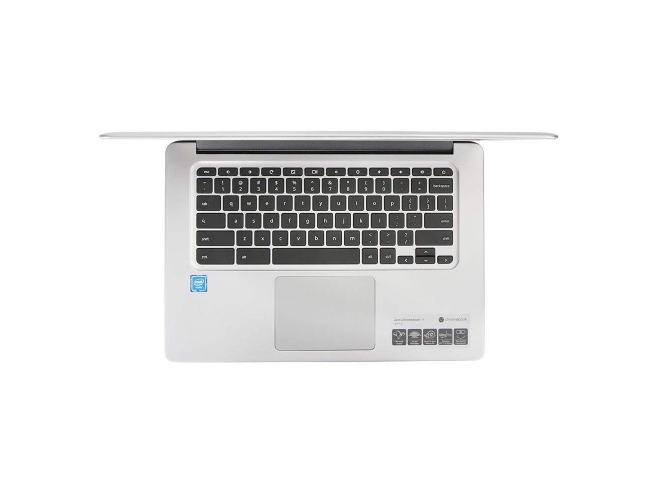 Acer Chromebook 14 Laptop Computer, 14" Full HD, Intel Celeron N3160, 4GB LPDDR3, 16GB eMMC, Wi-Fi, Bluetooth, Chrome OS, Bundled with Pearlite Tech. 4 Port USB 3.0 Hub and USB Light