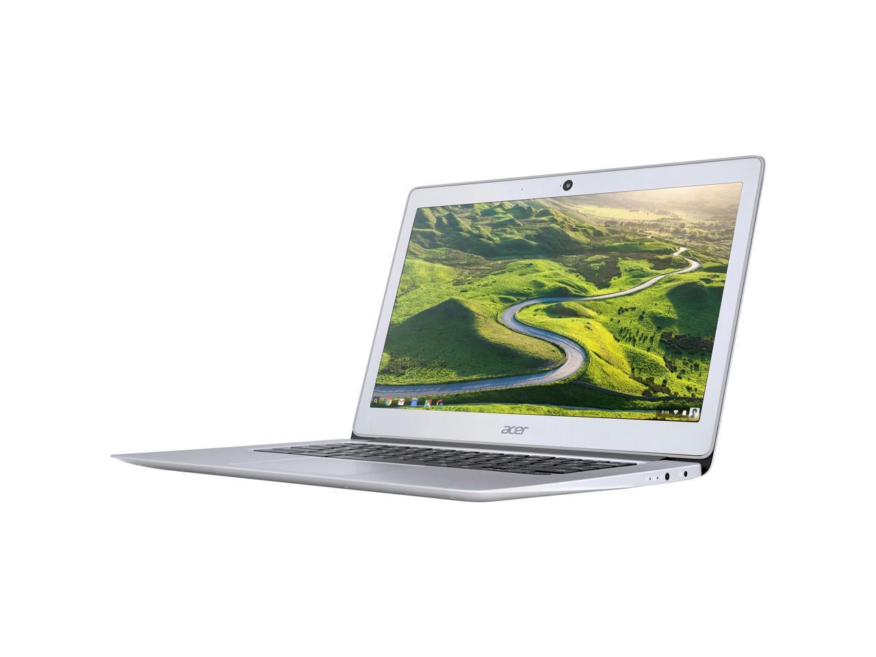 Acer Chromebook 14 Laptop Computer, 14" Full HD, Intel Celeron N3160, 4GB LPDDR3, 16GB eMMC, Wi-Fi, Bluetooth, Chrome OS, Bundled with Pearlite Tech. 4 Port USB 3.0 Hub and USB Light