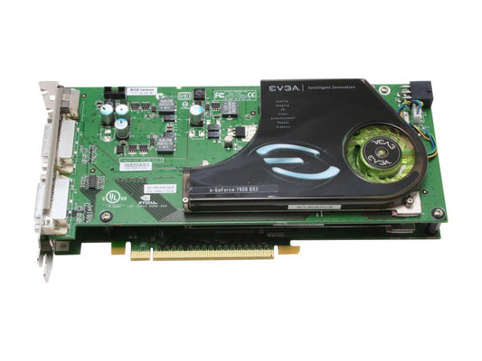 EVGA GeForce 7950GX2 DirectX 9 01G-P2-N592-AX 1GB 512-Bit GDDR3 PCI Express x16 SLI Support Dual GPU Video Card