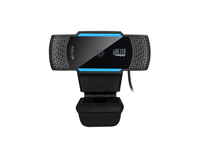 Adesso CyberTrack H5 1080p HD USB Auto Focus Webcam with Built-In Dual Microphone