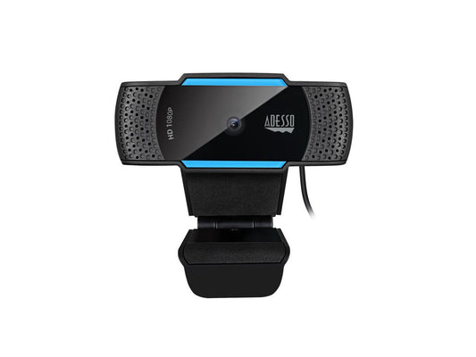Adesso CyberTrack H5 1080p HD USB Auto Focus Webcam with Built-In Dual Microphone