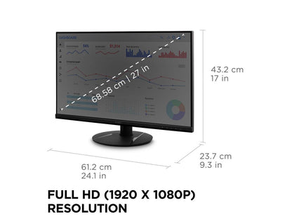 ViewSonic OMNI VX2716 27 Inch 1080p 1ms 100Hz Gaming Monitor with IPS Panel, AMD FreeSync, Eye Care, HDMI and DisplayPort