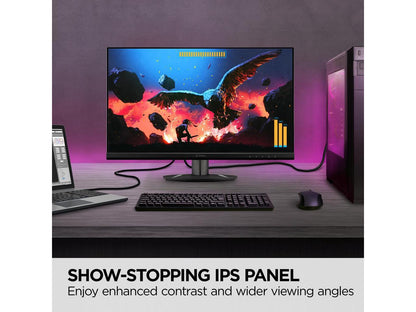 ViewSonic OMNI VX2416 24 Inch 1080p 1ms 100Hz Gaming Monitor with IPS Panel, AMD FreeSync, Eye Care, HDMI and DisplayPort