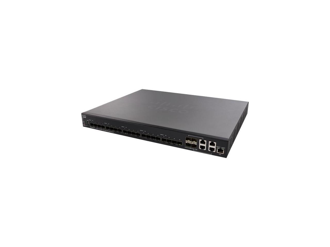 Cisco SX550X-24F 24-Port 10G SFP+ Stackable Managed Switch