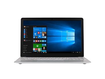 KUU-A8S 15.6inch Silver Laptop Intel Celeron Processor J3455 Up to 2.3GHz 6GB DDR3 RAM 256GB SSD Windows 10 Office Work Notebook Computer