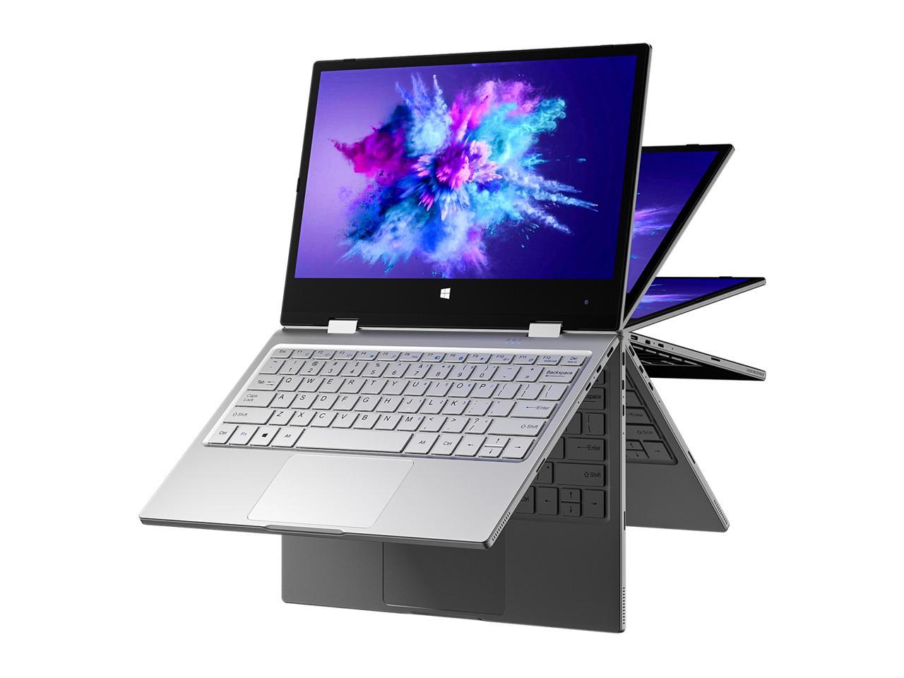 KUU BeeOne 11.6" FHD IPS Multitouch Screen Ultra Slim Laptop Intel Celeron N4100 8GB RAM 256GB SSD Thunderbolt 3 Windows 10 Pro Laptop Computer