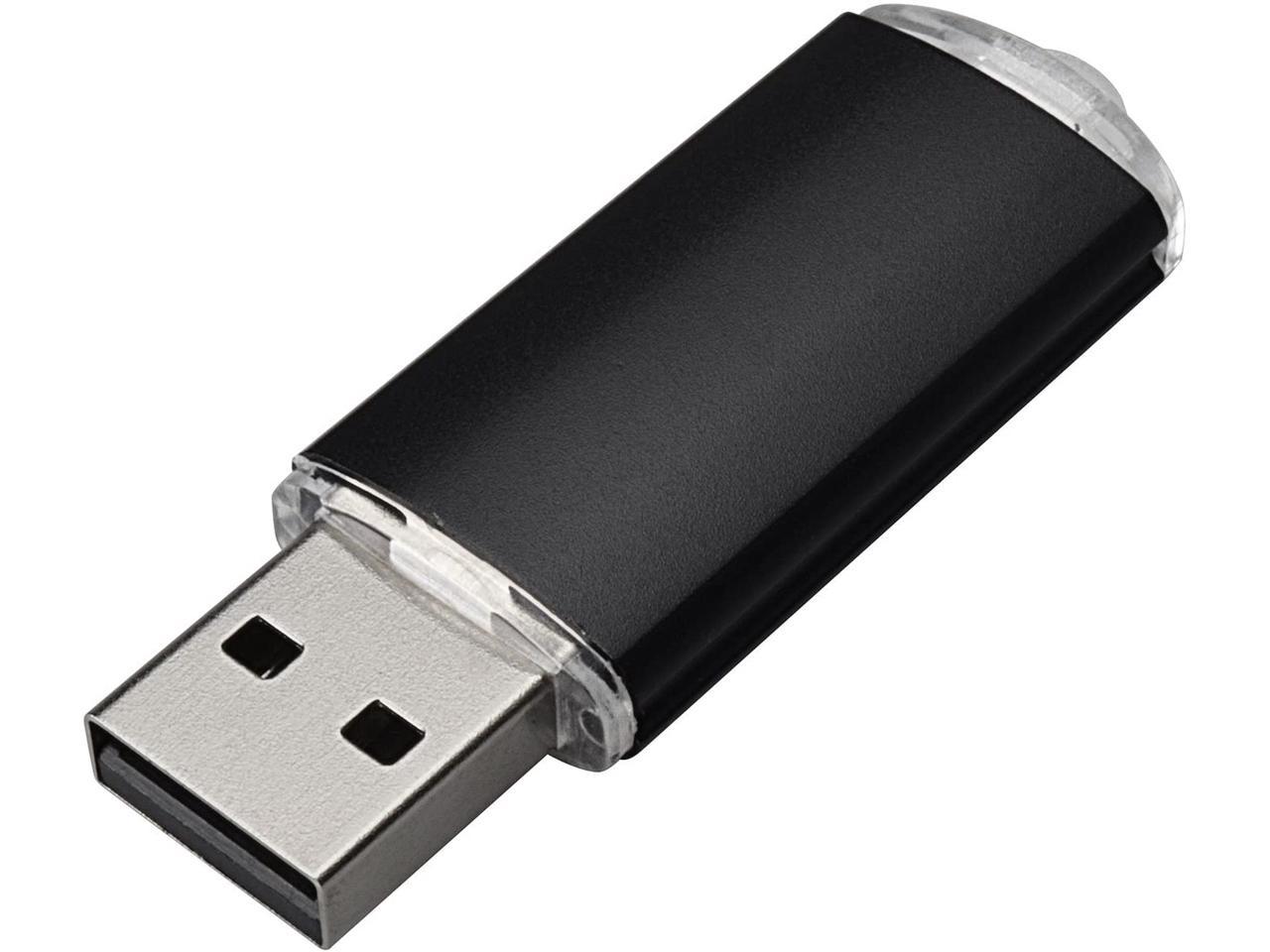 5 Pack 32GB USB 2.0 Flash Drive Memory Stick Thumb Drives (5 Mixed Colors: Black Blue Green Red Silver)