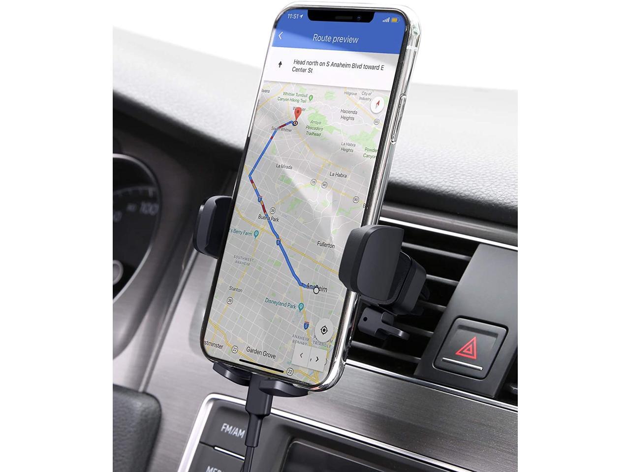 Car Phone Mount Air Vent Phone Holder for Car Compatible with iPhone 11 Pro/11/Xs/8/7/6, Galaxy S10/S10+/S9/S9+, Note 10,LG,Huawei,Pixel and Other