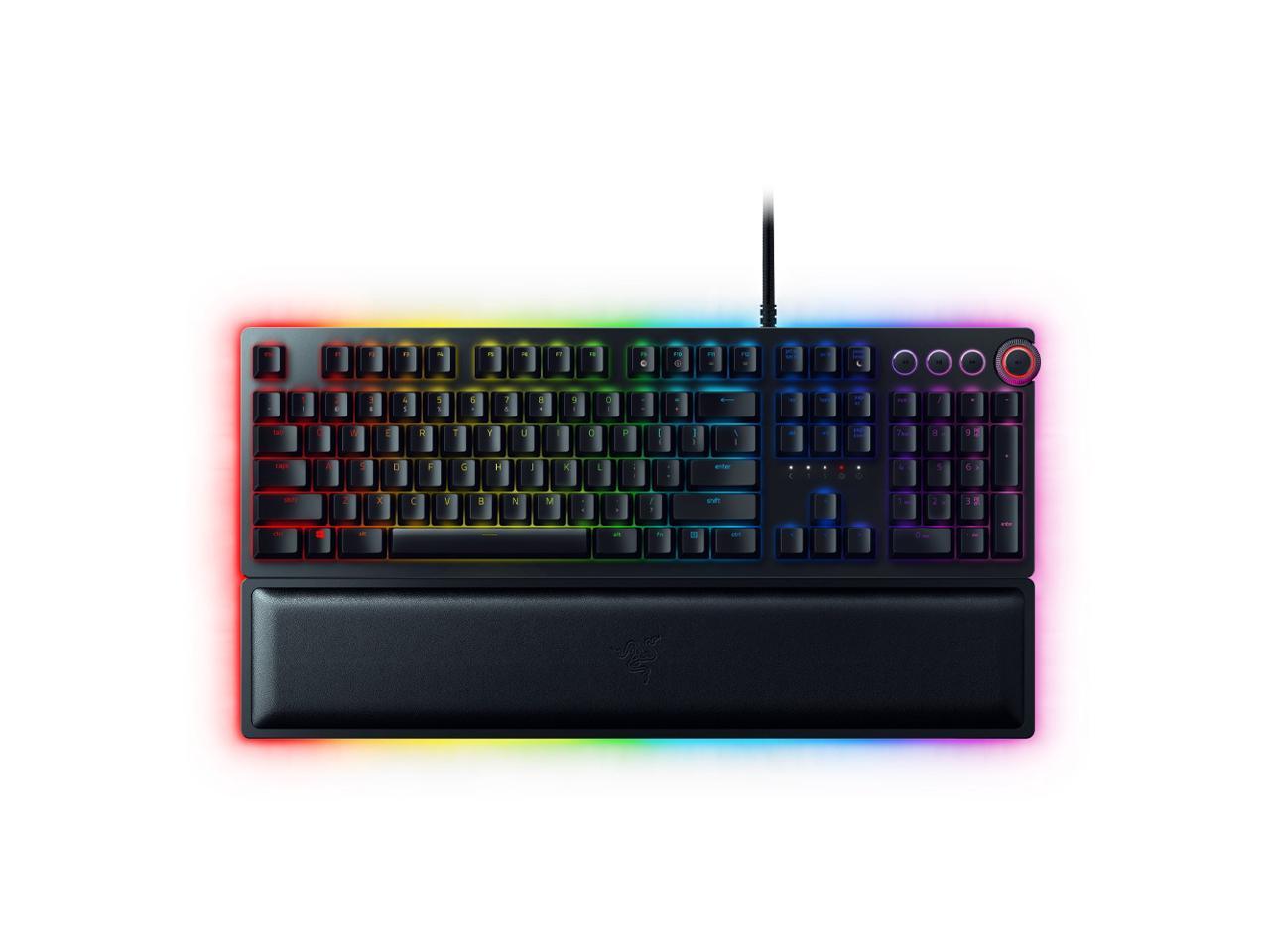 Razer Huntsman Elite Gaming Keyboard with Wrist Rest - Linear Optical Switches