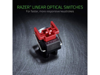 Razer Huntsman Elite Gaming Keyboard with Wrist Rest - Linear Optical Switches