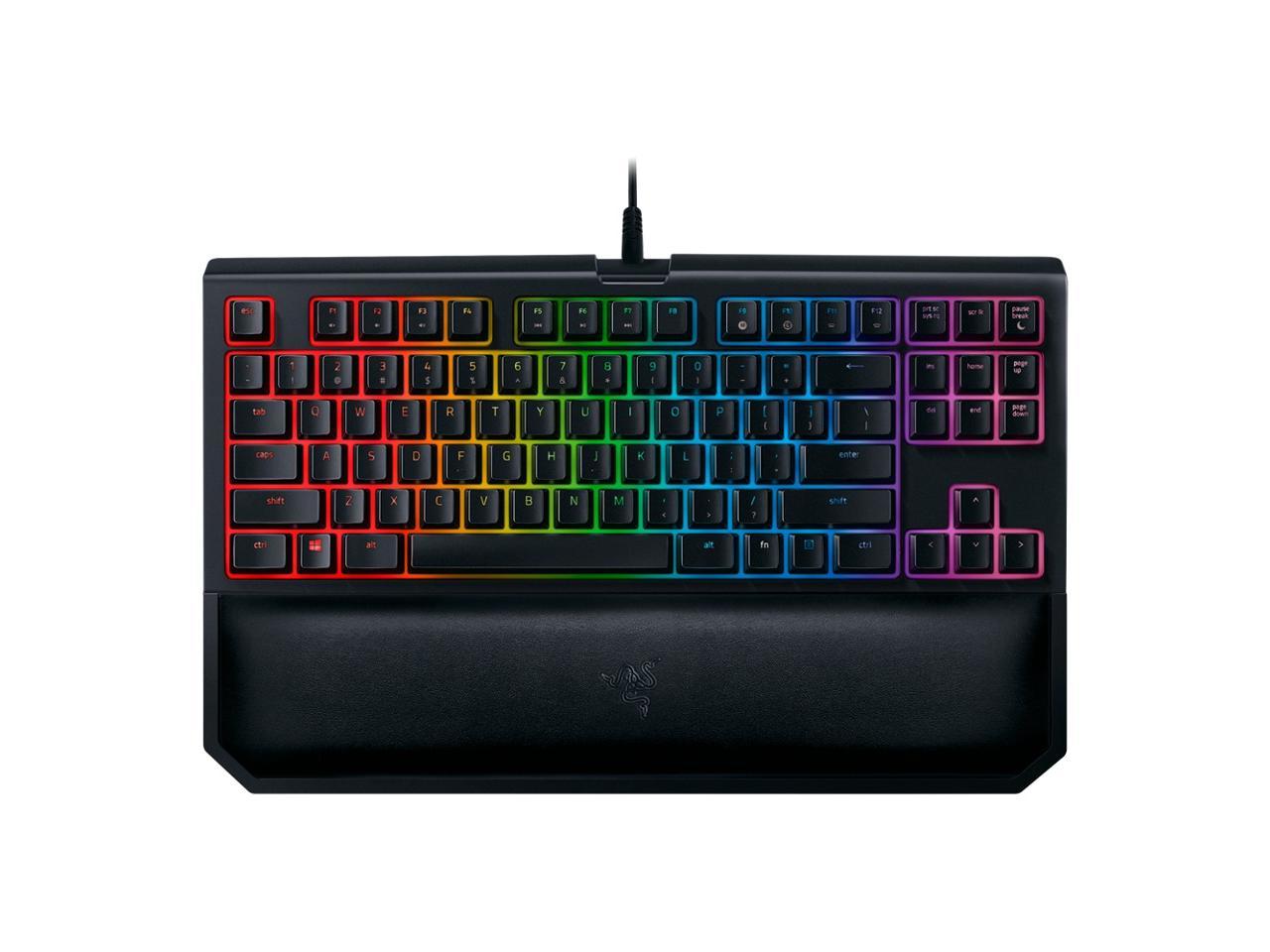 Razer BlackWidow Tournament Chroma V2 Mechanical Gaming Keyboard - Green Switch