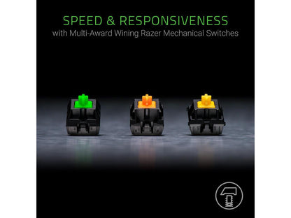 Razer BlackWidow Tournament Chroma V2 Mechanical Gaming Keyboard - Green Switch