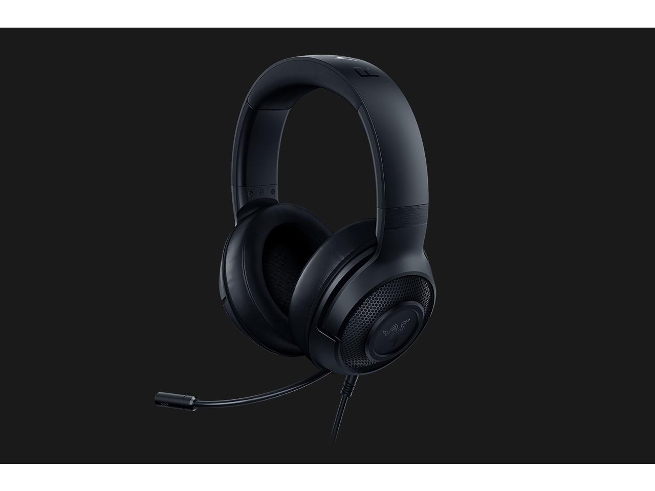 Razer Kraken X Gaming Headset - 7.1 Surround Sound - Ultra-light - Classic Black