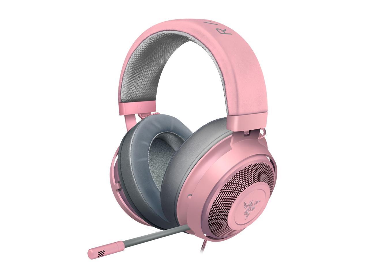 razer kraken gaming headset 2019: lightweight aluminum frame - retractable noise cancelling mic - for pc, xbox, ps4, nintendo s