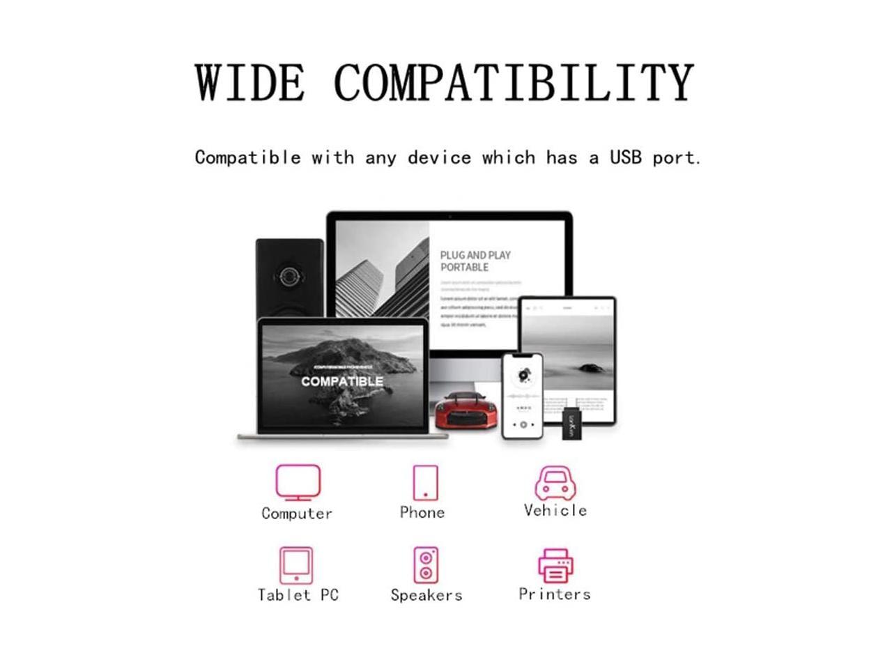USB Flash Drive 32GB Waterproof USB 2.0 Metal Thumb Drive Memory Stick for Storage and Backup, Black