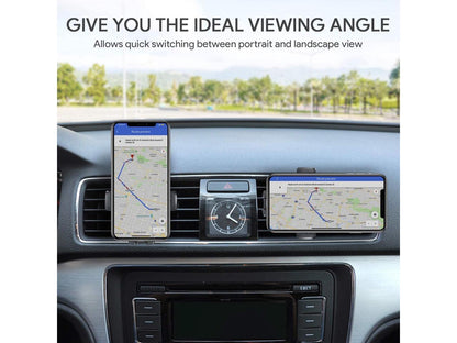 Car Phone Mount Air Vent Phone Holder for Car Compatible with iPhone 11 Pro/11/Xs/8/7/6, Galaxy S10/S10+/S9/S9+, Note 10,LG,Huawei,Pixel and Other