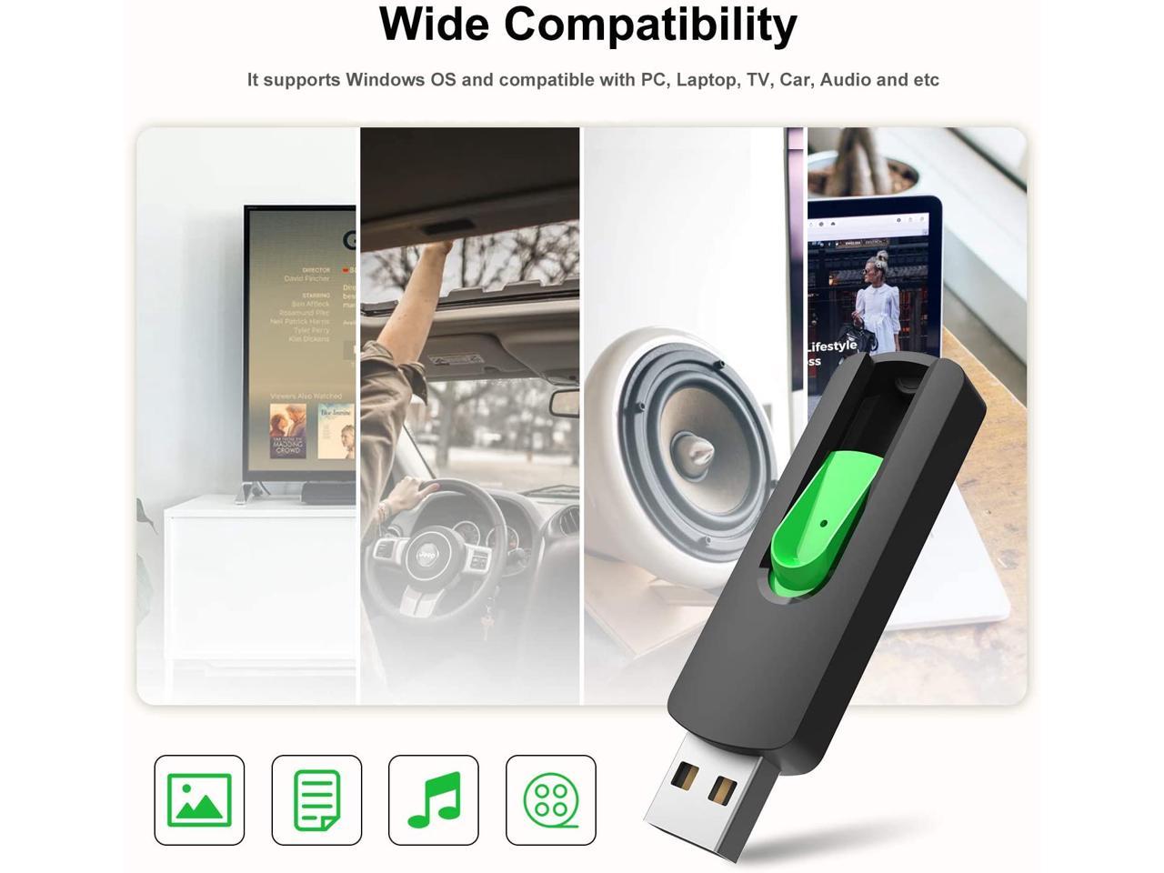64 GB Flash Drive USB Flash Drive 64GB Thumb Drive USB 2.0 Memory Stick Zip Drive Backup Jump Drive Single 64GB 64G USB Drive for PC Laptop