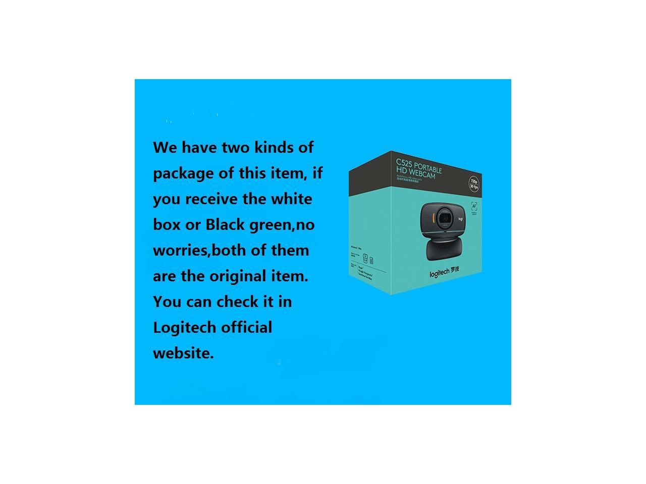 Logitech HD Webcam C525, Portable HD 720p Video Calling with Autofocus