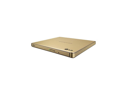 LG External CD / DVD Rewriter With M-Disc Mac & Surface Support (Gold) - Model GP65NG60