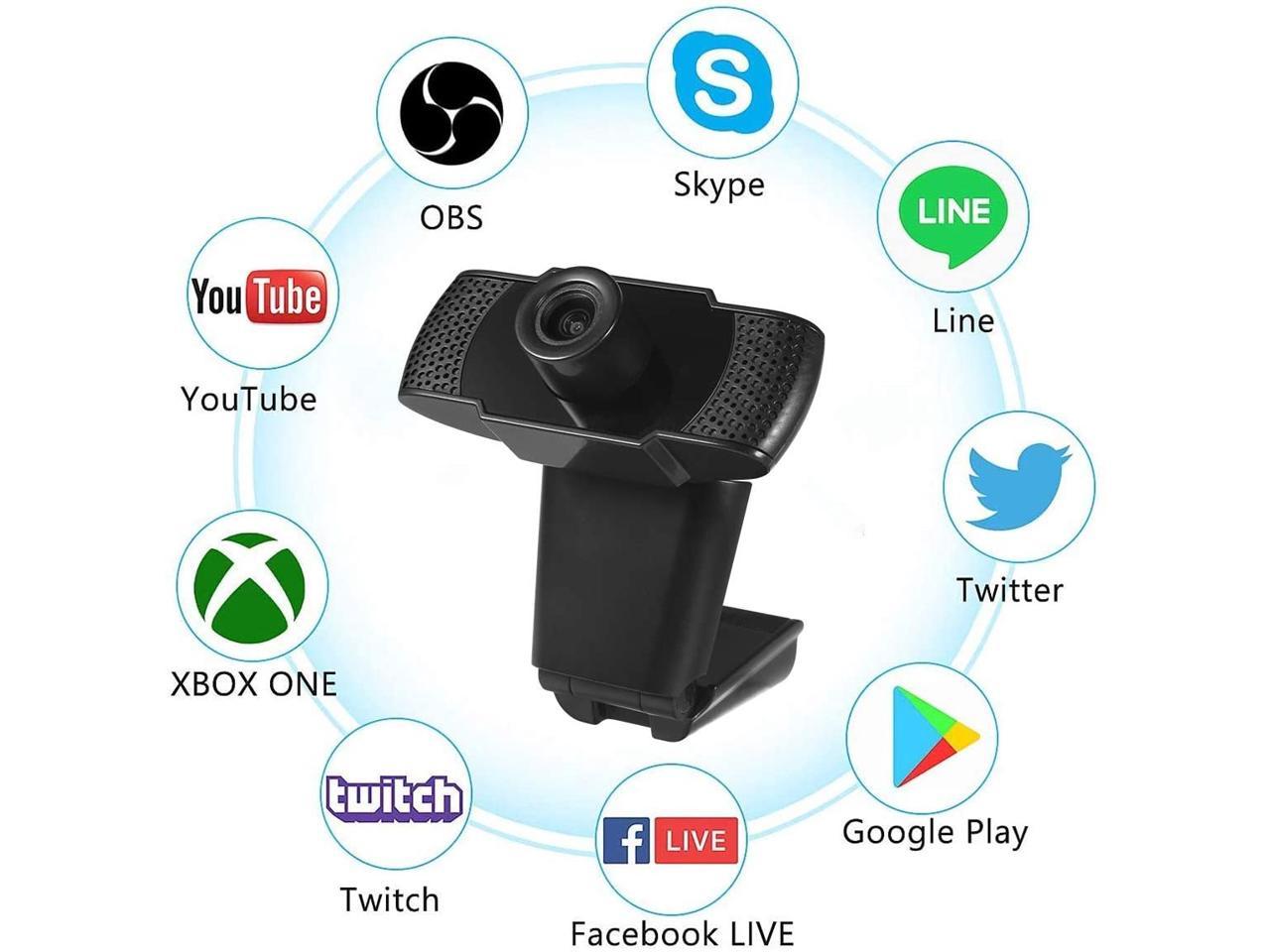 Hot sale 1080P HD Webcam with Dual Microphones, Live Streaming Widescreen Webcam with USB Plug and Play Web Camera for PC Laptop Desktop, Webcam for Video Recording, Calling, Gaming and Conferencing
