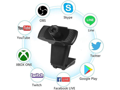 Hot sale 1080P HD Webcam with Dual Microphones, Live Streaming Widescreen Webcam with USB Plug and Play Web Camera for PC Laptop Desktop, Webcam for Video Recording, Calling, Gaming and Conferencing