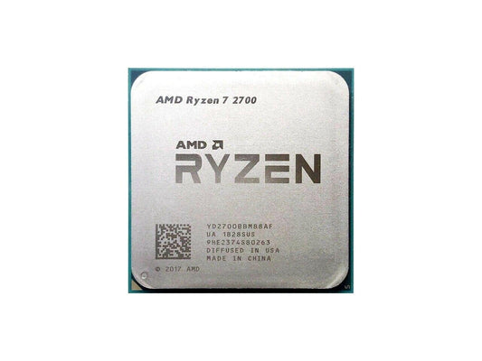 AMD RYZEN 7 2700 8-Core 3.2 GHz (4.1 GHz Max Boost) Socket AM4 65W YD2700BBAFBOX Desktop Processor