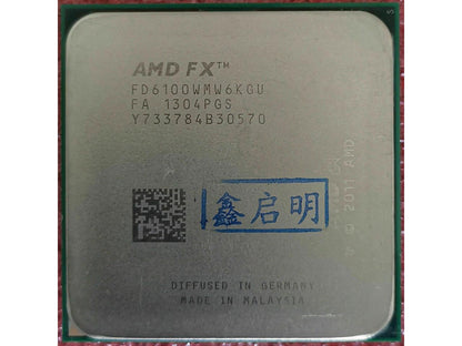 AMD FX-6100 Zambezi 6-Core 3.3 GHz Socket AM3+ 95W FD6100WMGUSBX Desktop Processor