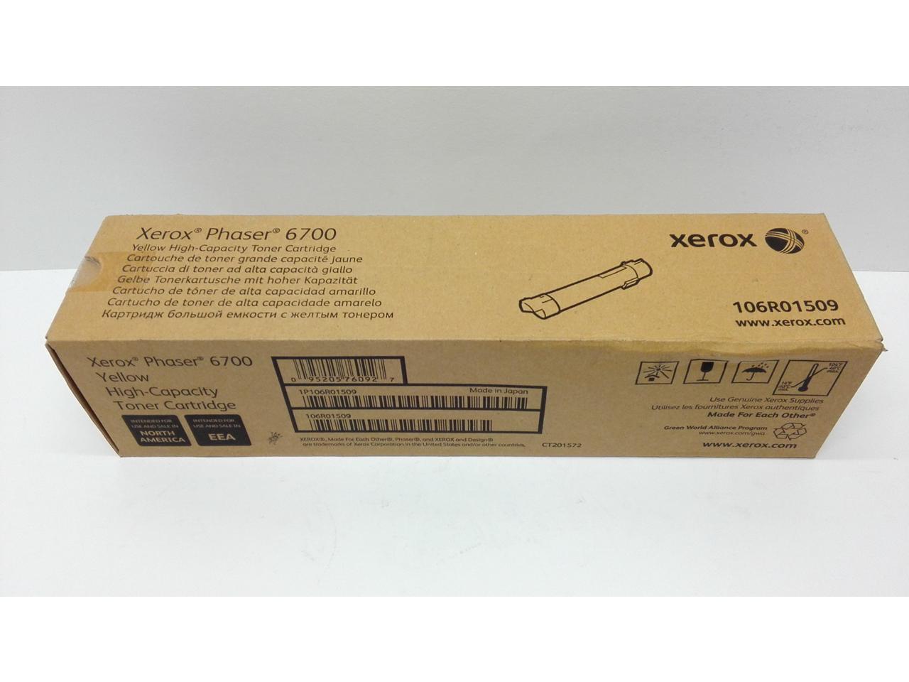 Xerox 106R01509 High Yield Toner Cartridge - Yellow