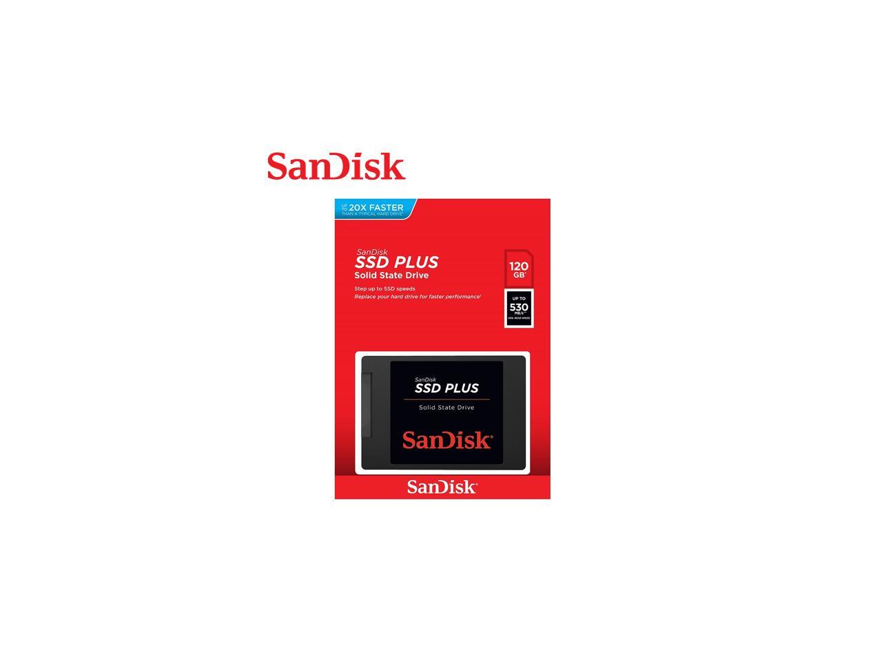 SanDisk SSD PLUS 120GB SATA III Internal Solid State Drive (SSD) SDSSDA-120G-G27