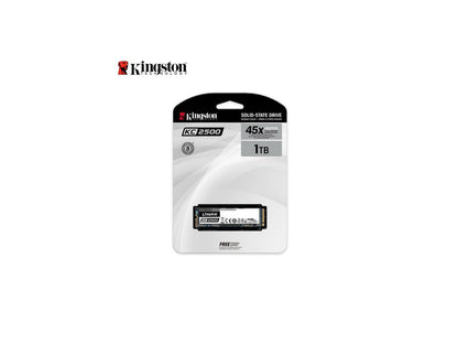 Kingston KC2500 M.2 2280 1TB NVMe PCIe Gen 3.0 x4 96-layer 3D TLC Internal Solid State Drive (SSD) SKC2500M8/1000G