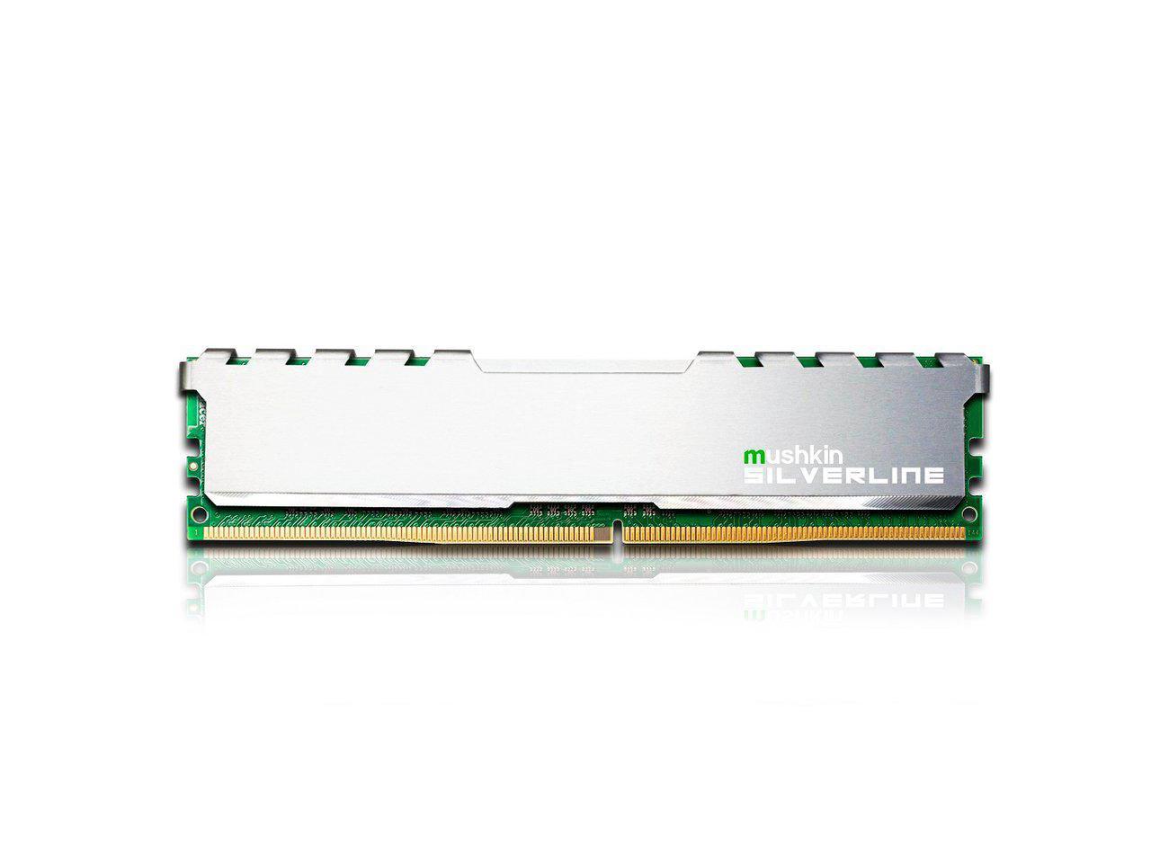 Mushkin Silverline 8GB ( 1 x 8 )DDR4 PC4-19200 2400MHz 288-Pin Desktop Memory Model MSL4U240HF8G
