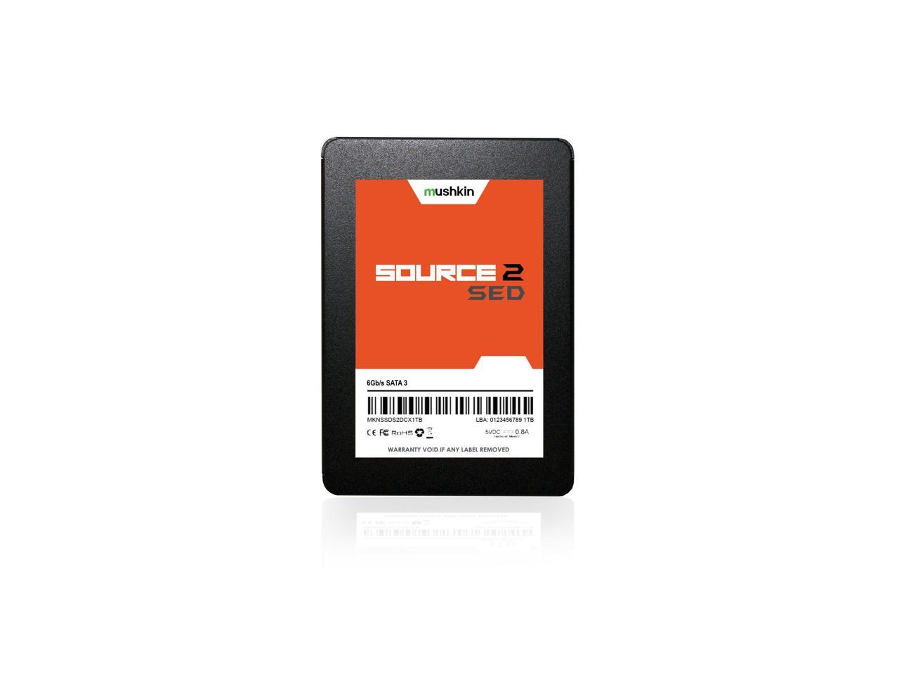 Mushkin Enhanced 512GB Source 2 SED 2.5" SATA III 7mm Solid State Drive Model MKNSSDSE512GB