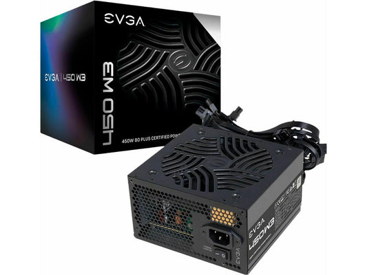 EVGA 450 W3 Power Supply,80 PLUS Certification,450W power supply,White,100-W3-0450-K1