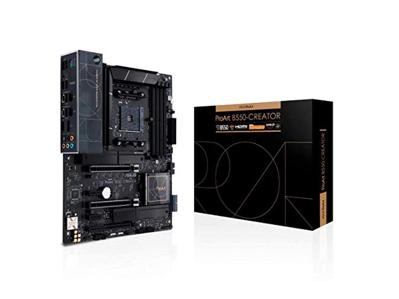 ASUS ProArt B550-CREATOR AM4 AMD B550 SATA 6Gb/s USB 3.0 HDMI ATX AMD Motherboard