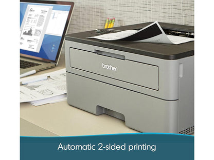 Brother Compact Monochrome Laser Printer, HL-L2350DW, Wireless Printing, Duplex Two-Sided Printing, Amazon Dash Replenishment Ready